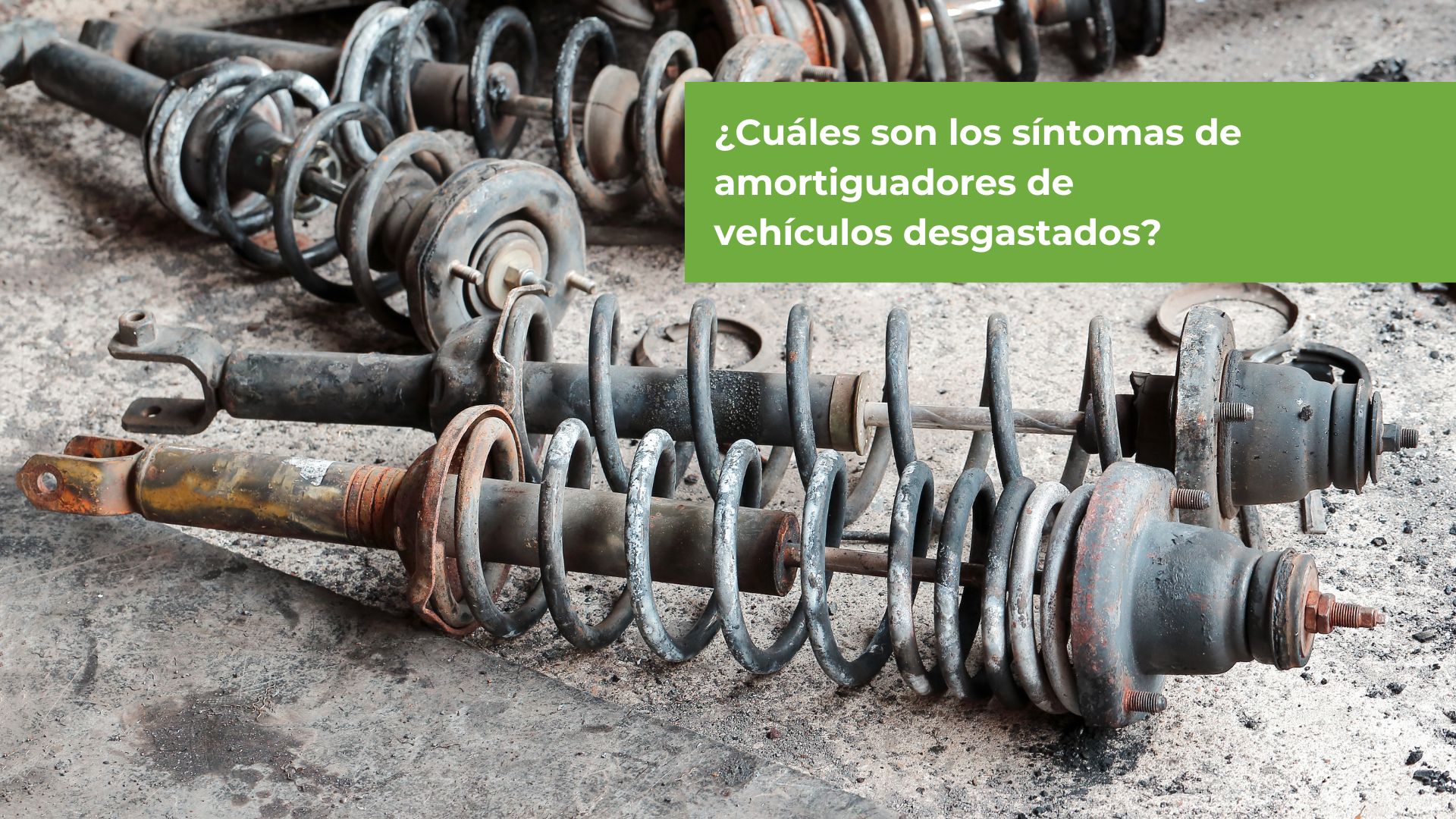 ¿Cuáles son los síntomas de amortiguadores de vehículos desgastados