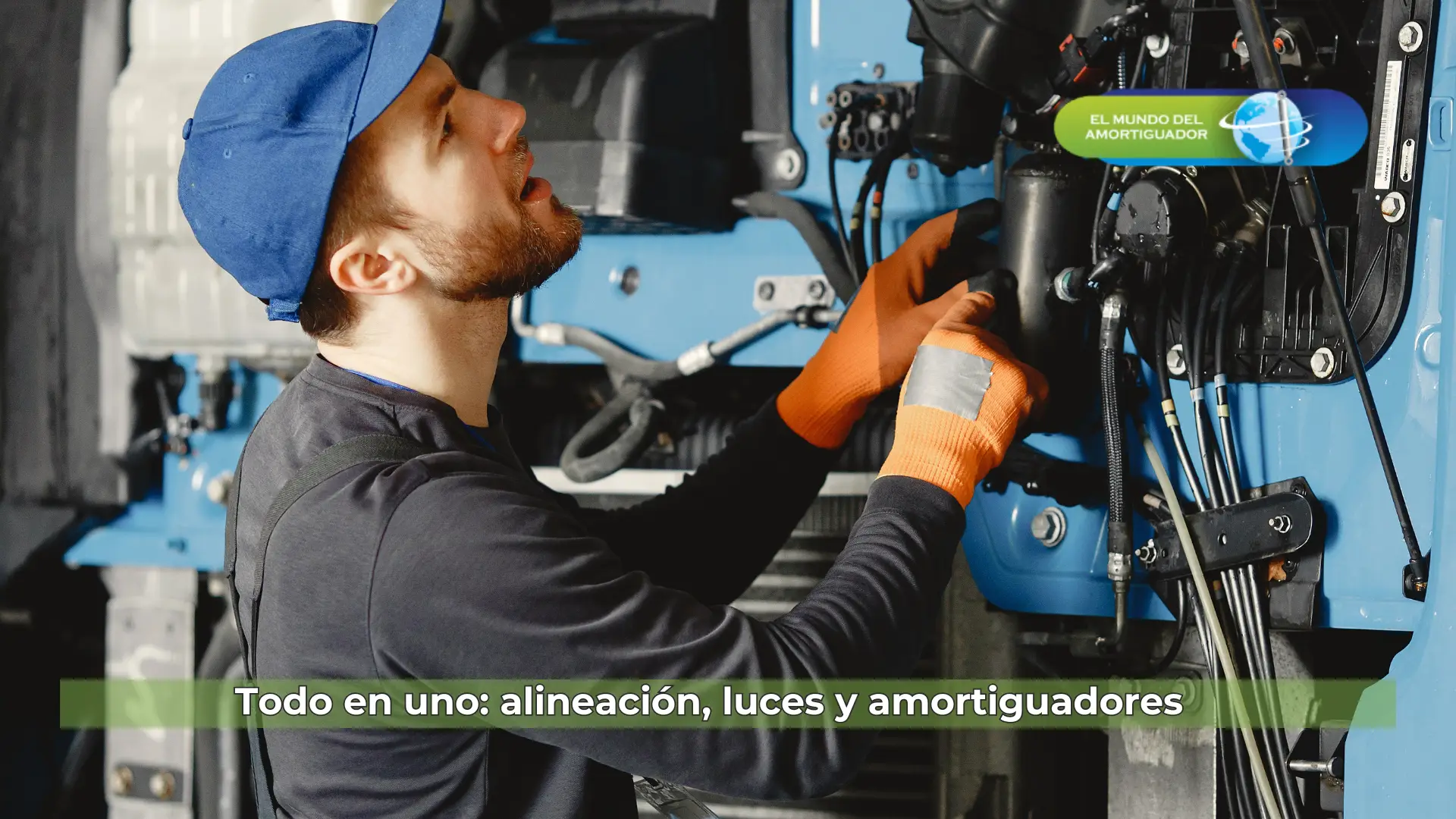 Todo en uno alineación, luces y amortiguadores